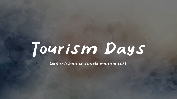 Tourism Days Font