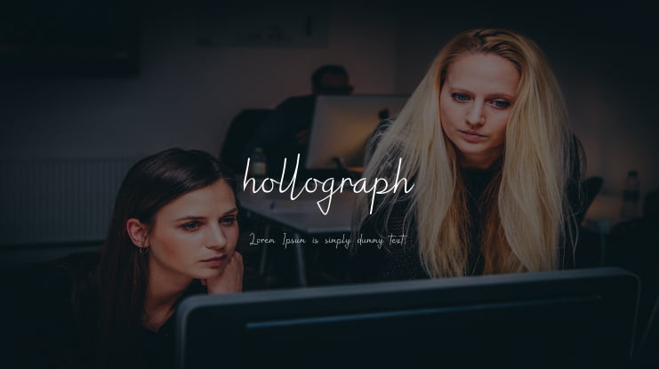 hollograph Font
