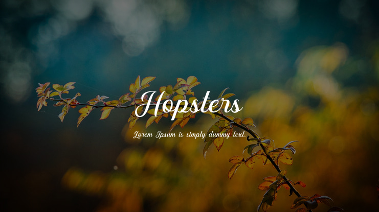 Hopsters Font
