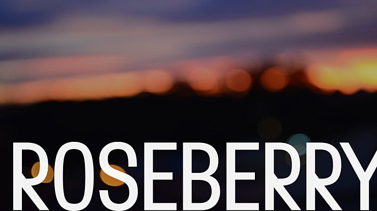 Roseberry Font