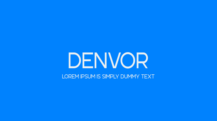 Denvor Font