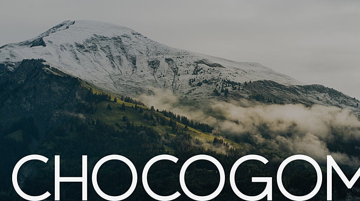 Chocogom Font