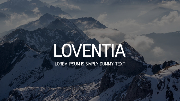 Loventia Font