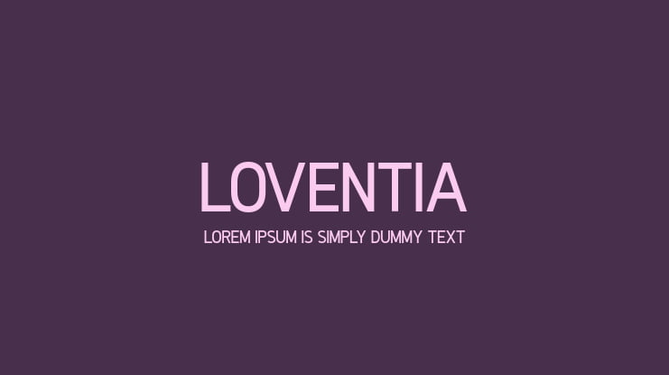 Loventia Font