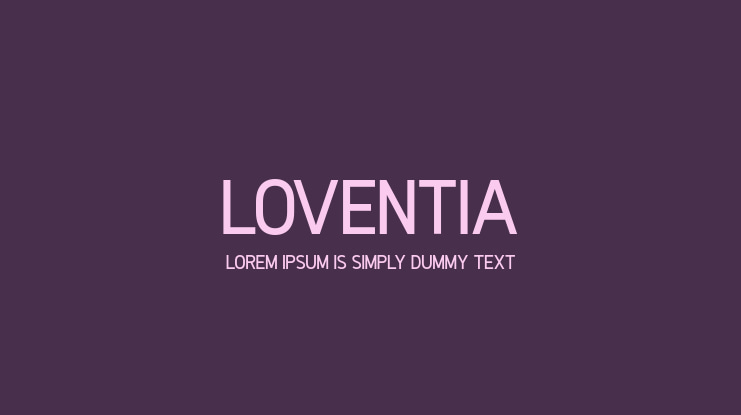 Loventia Font