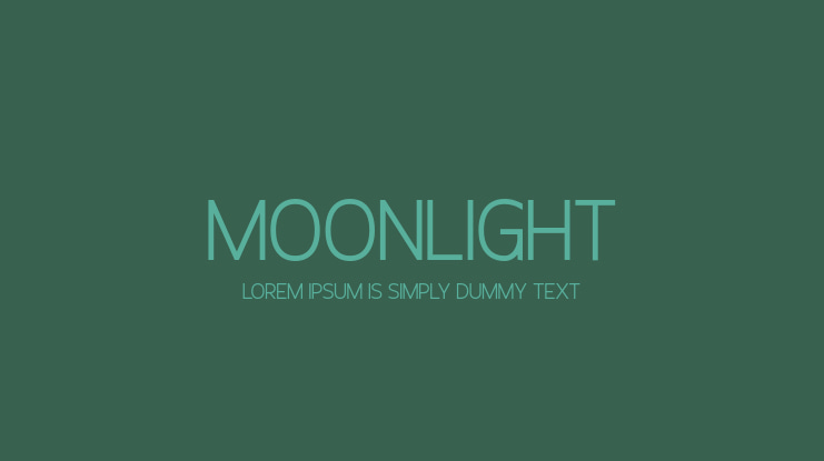 Moonlight Font