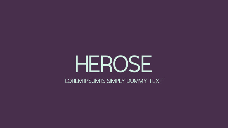 Herose Font