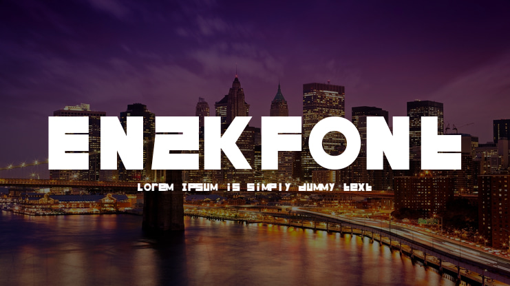 EN2Kfont Font