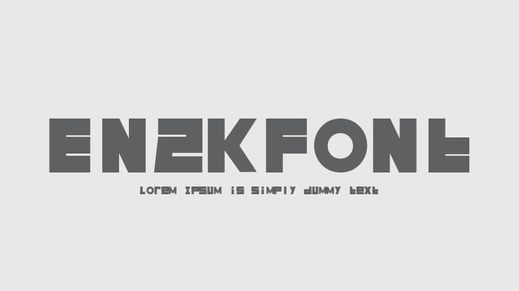 EN2Kfont Font