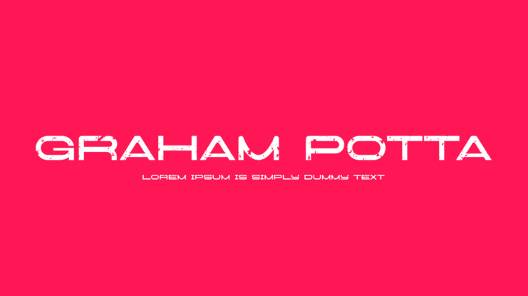 Graham Potta Font