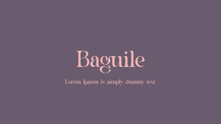 Baguile Font
