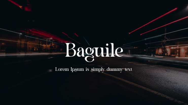 Baguile Font