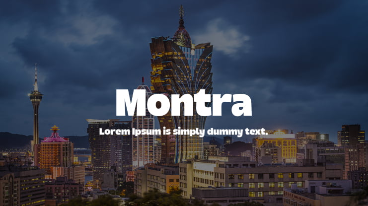 Montra Font