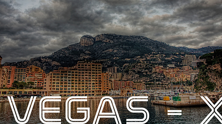 VEGAS - X Font Family
