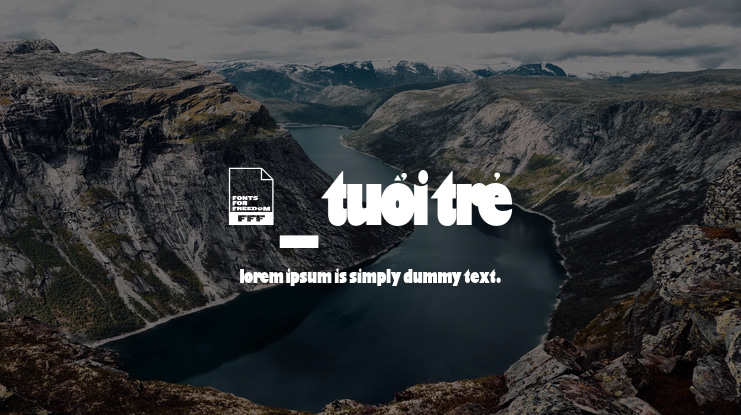 FFF_tuoi-tre Font Family