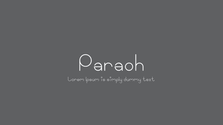 Paraoh Font