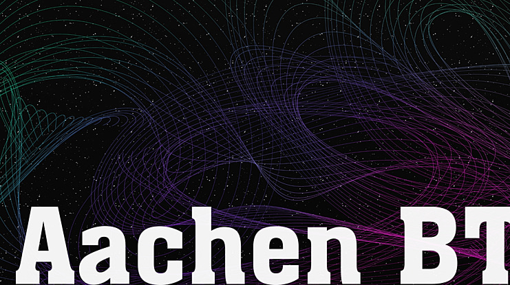 Aachen BT Font Family