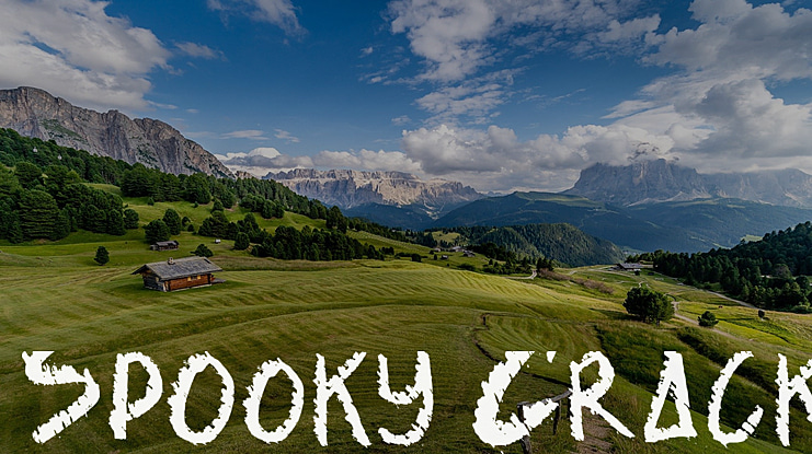 Spooky Crack Font