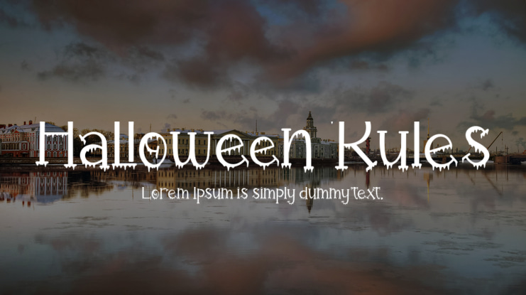 Halloween Rules Font