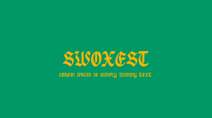 Swoxest Font