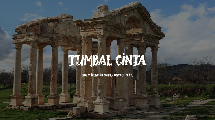 Tumbal Cinta Font