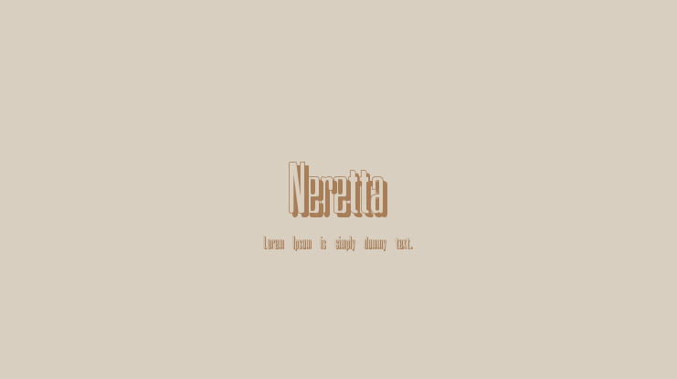 Neretta Font Family