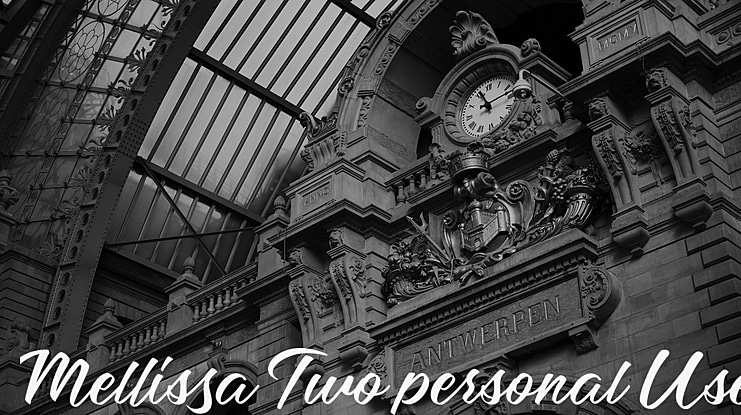 Mellissa Two personal Use Font