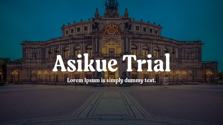Asikue Font, Webfont & Desktop