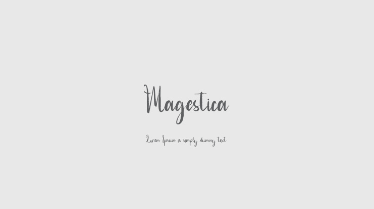 Magestica Font