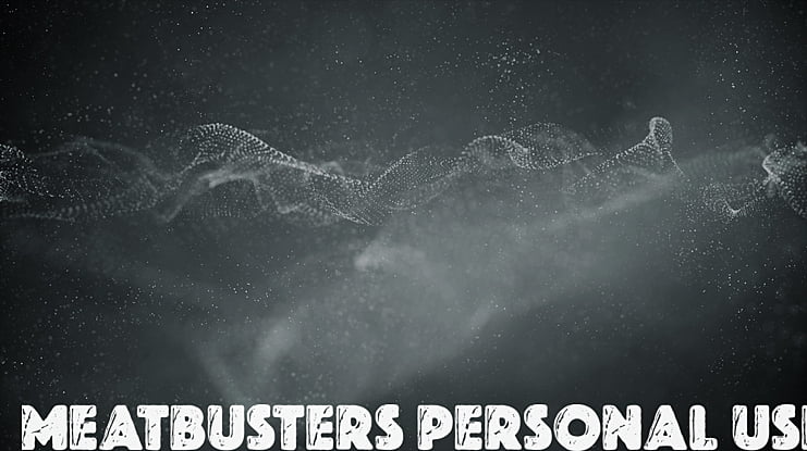 MEATBUSTERS PERSONAL USE Font Family