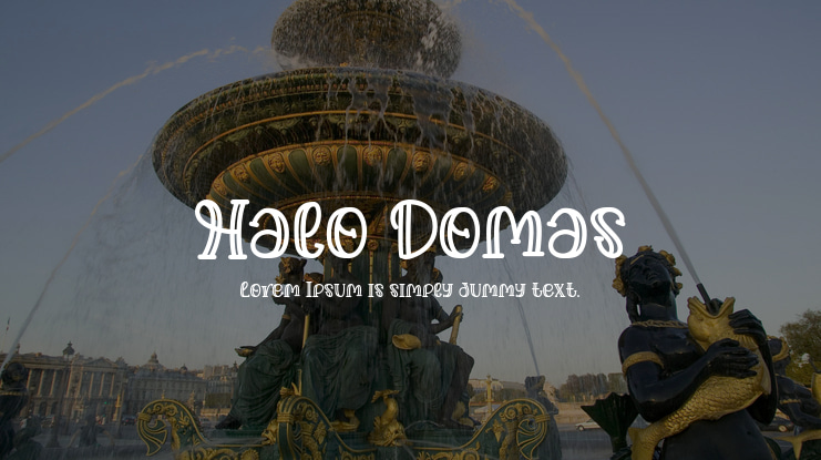 Halo Domas Font Family