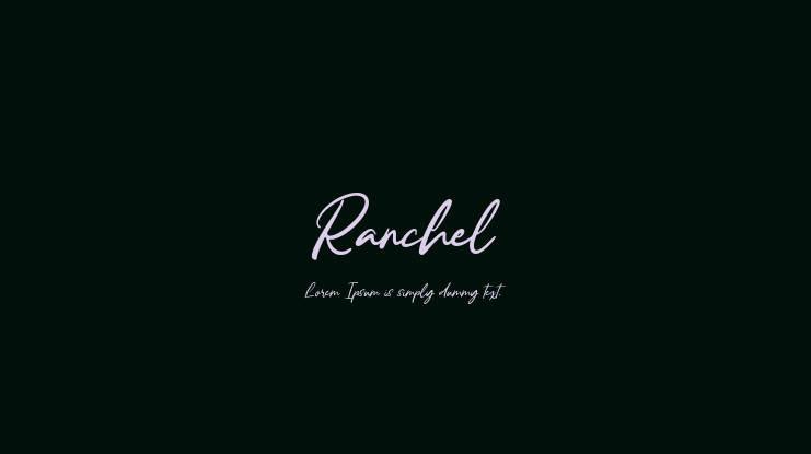 Ranchel Font