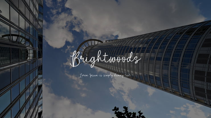 Brightwoods Font