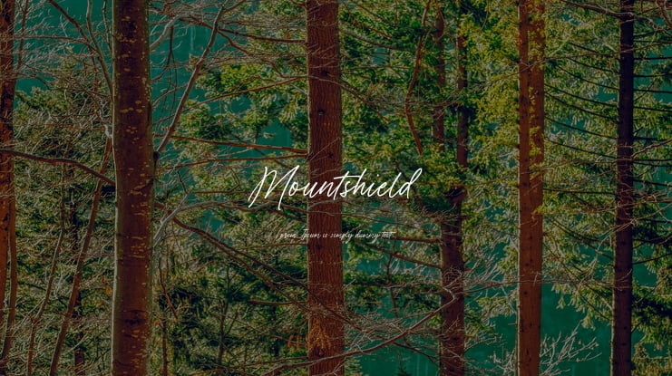 Mountshield Font