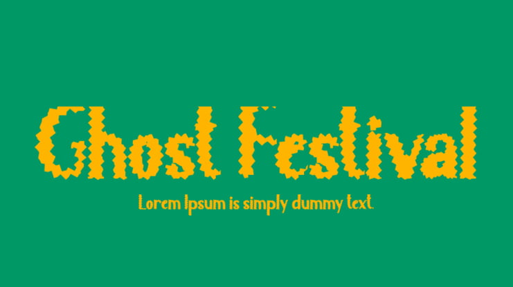 Ghost Festival Font