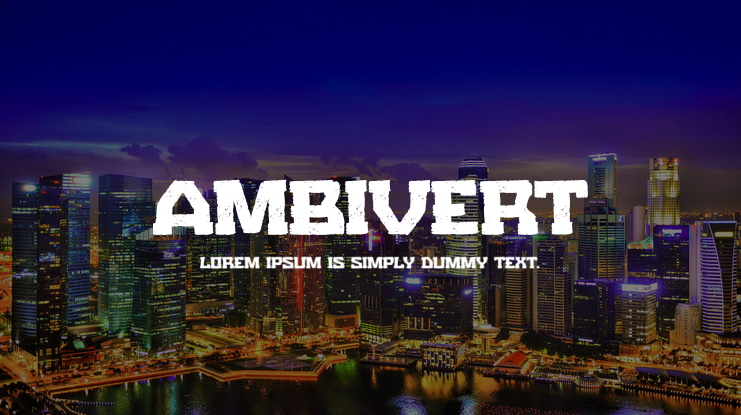 Ambivert Font