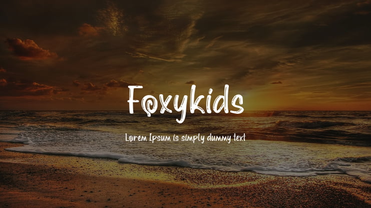 Foxykids Font