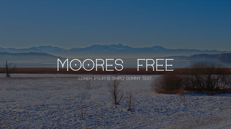 Moores-free Font