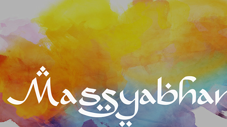 Massyabhan Font