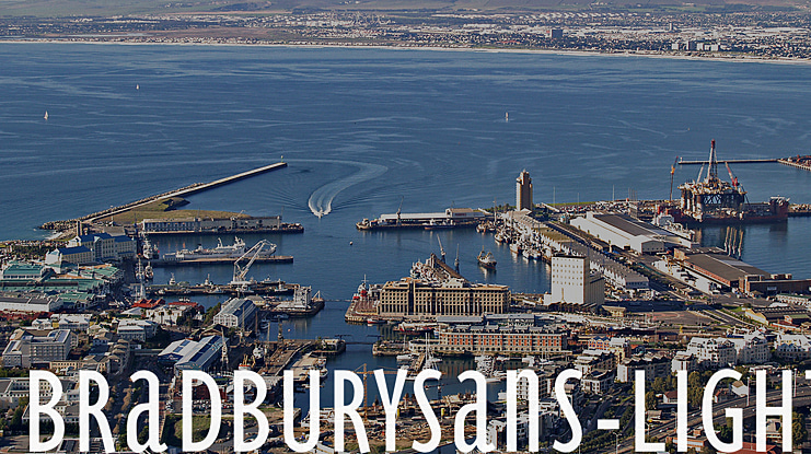 BradburySans Light Font