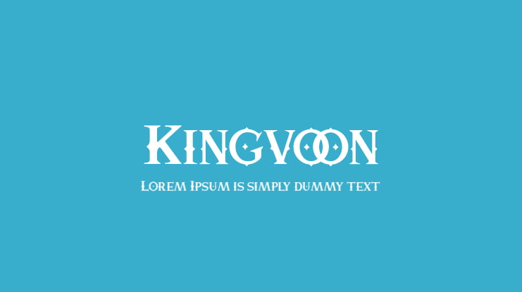 Kingvoon Font