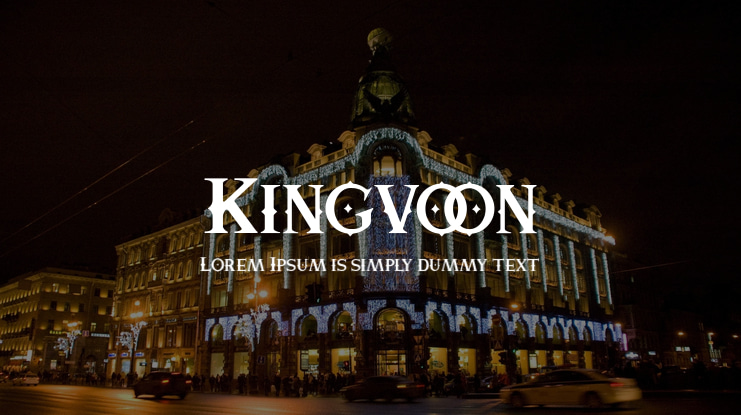 Kingvoon Font