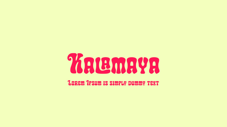 Kalamaya Font