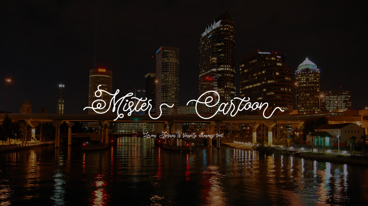 Mister Cartoon Font