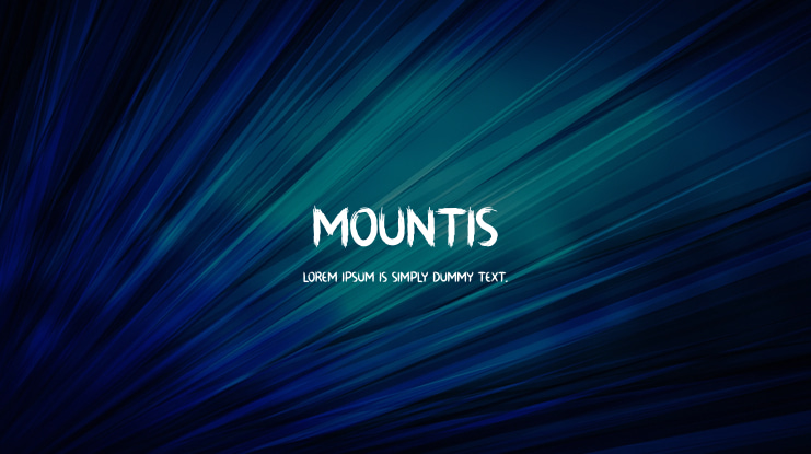 MOUNTIS Font Family
