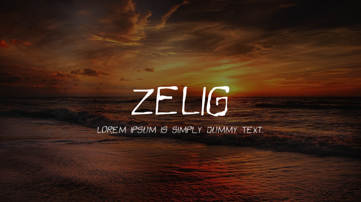 ZELIG Font