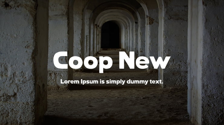 Coop New Font