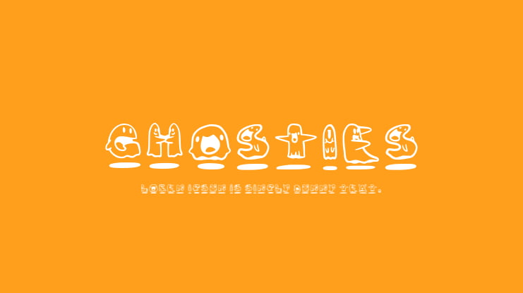 Ghosties Font