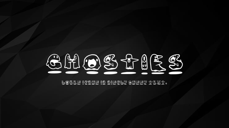Ghosties Font