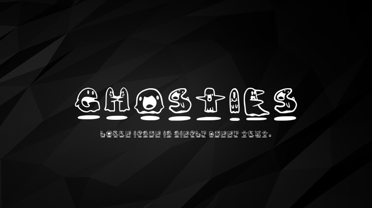Ghosties Font